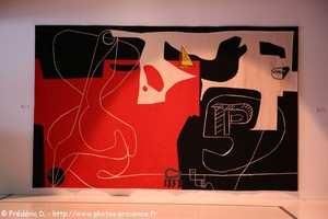 les dés sont jetés, tapisserie du Corbusier