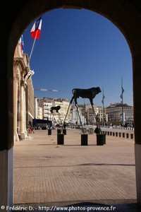le lion et le taureau de Marseille 
